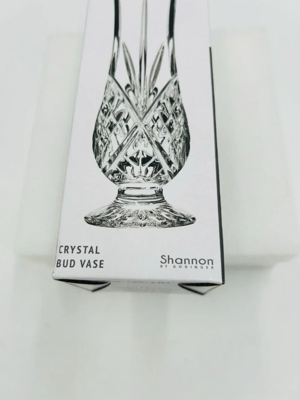 Dublin Collection Shannon By Godinger Crystal Bud Vase 8.5